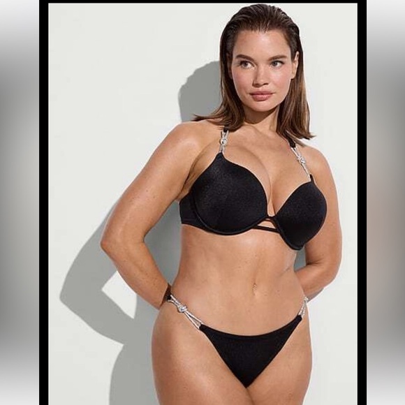 Victoria Secret bikini “Shine Rope” bombshell 34DD, 36DD,32D, 34D, 34A & bottoms - Picture 15 of 15
